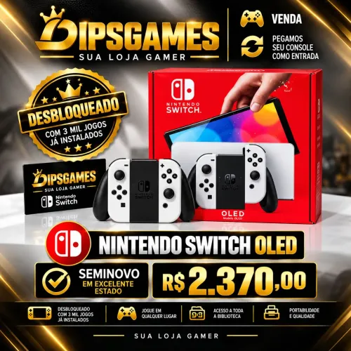 Nintendo Switch Oled Desbloqueado