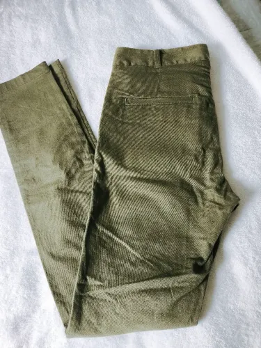 Calça alfaiataria de algodão