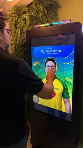 Tv interativa jogo copa do mundo empresarial