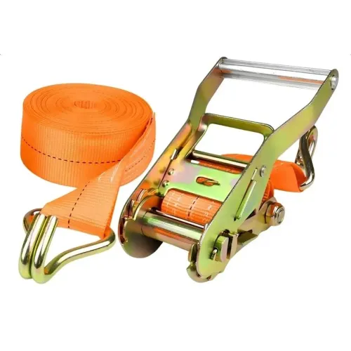 Conjunto de cinta catraca completa para amarração de cargas 1,5 toneladas c/ 4.5m c