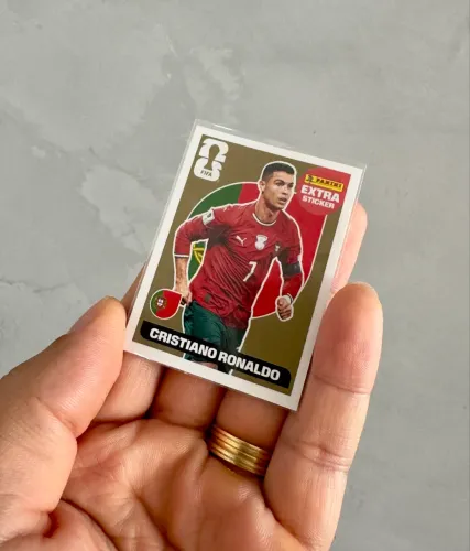 Figurinha Legend CR7 Ouro (Original Panini)