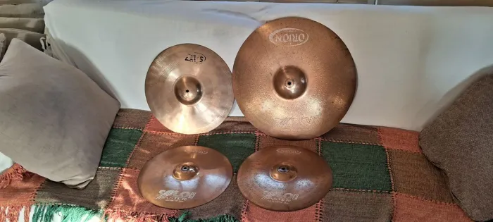 Kit de pratos de bateria B8 e B20 Top Só 1250
