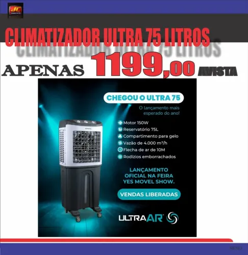 CLIMATIZADOR 75 LITROS ULTRA