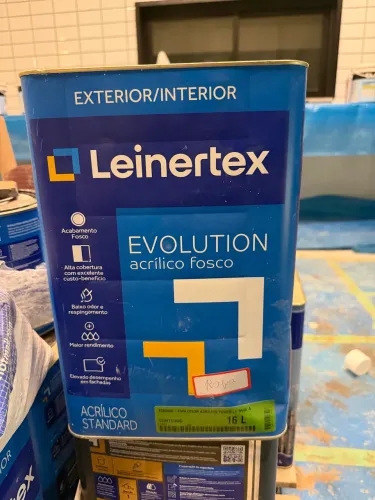 EVOLUTION ACRÍLICO FOSCO INTERNA E EXTERNA LEINERTEX- 16 litros
