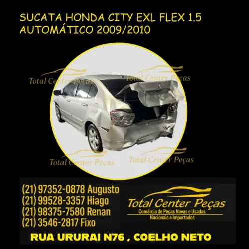 PARA RETIRADA DE PEÇAS HONDA CITY EXL