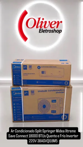 Ar-condicionado Midea 18Btus ( Lacrado )