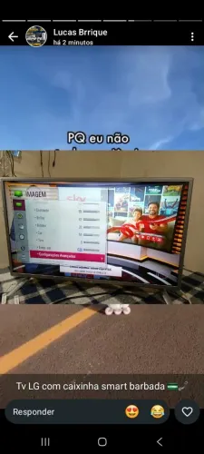 Vendo teve 32 vai com caixinha smart