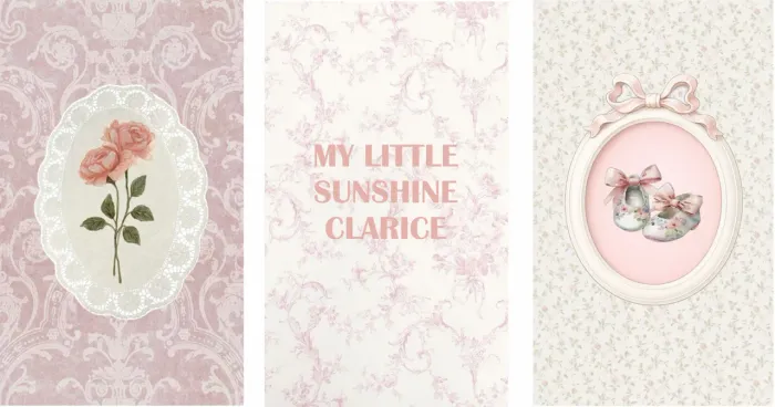 Placas de decoração quarto de bebê 