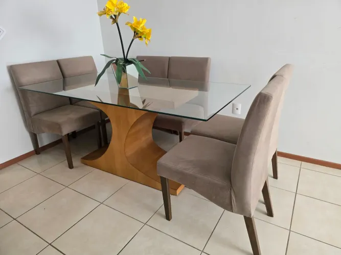 Mesa de jantar 6 lugares