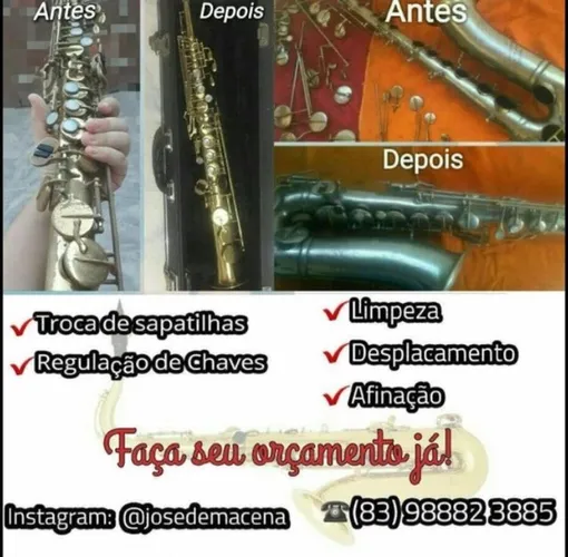Manutenção de Instrumentos de sopro