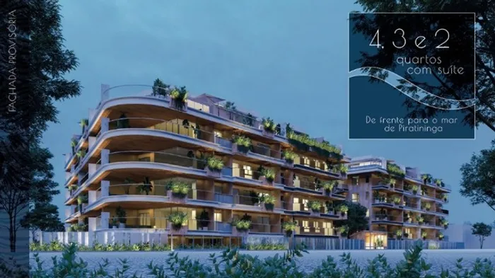 Compre seu Apto de 3 ou 4 quartos em Piratininga - A 50 metros da praia!