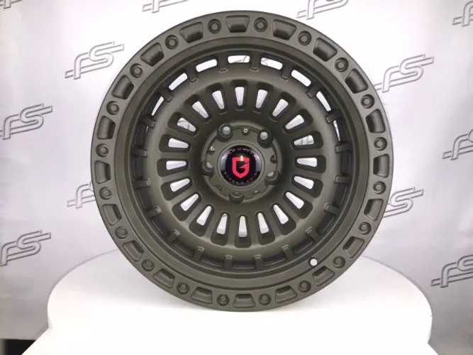 Rodas Off Road Gisa Soldier D3369 Verde Semi-Brilho 6x139 - 18x9