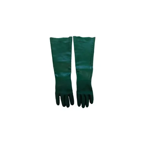 Luva de PVC Plastcor Com Forro e Palma Áspera de 56cm