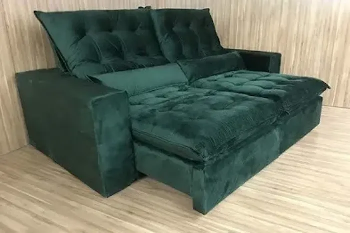 Sofá retrátil reclinável Vogue 