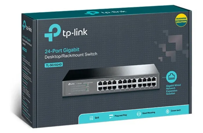 Switch Gigabit TP-Link 24 Portas TL-SG1024D Novo lacrado com Garantia
