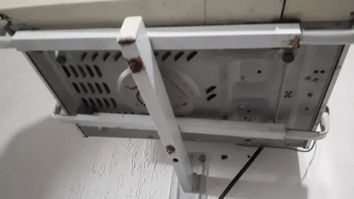 Suporte para tv ou microndas semi nova barato com suporte para tv fixar na parede
