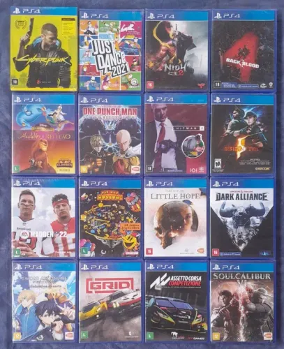 Jogos Ps4 Novos e Lacrados