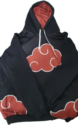 Moletom Anime: Akatsuki - Naruto (Usado).