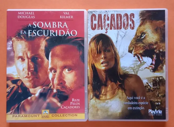 Dvd A Sombra e a Escuridão + Caçados