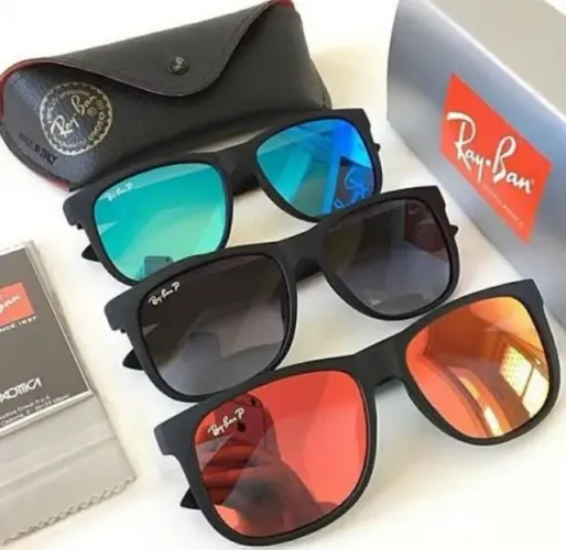 Rayban Justin original polarizado 40% de desconto! 