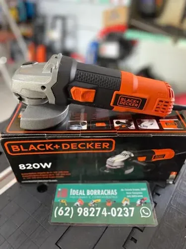 Esmerilhadeira lixadeira 820w - 01 ano de garantia