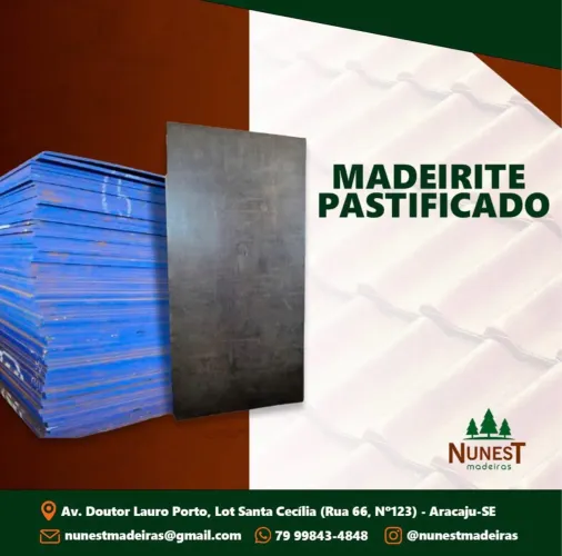 MADEIRITE PLASTIFICADO E RESINADO 