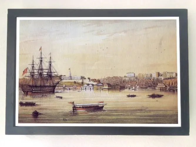 Quadro Para Decoração - Porto De Istambul