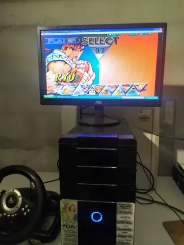 Cpu Positivo Windows XP Jogos Retro Emuladores : Ps1 - Capcon - Nitendo - Neo-geo