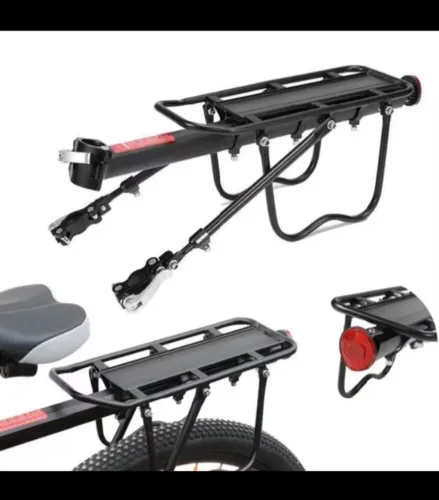 0Bagageiro Traseiro Para Bicicleta Aro Bagageiro e acessórios para equipamentos de