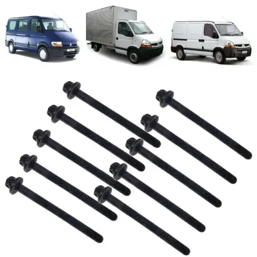 Kit Parafuso do Cabeçote Renault Master 2.5 2005 2006 2007 2008 2009 2010 2011 2012 2013