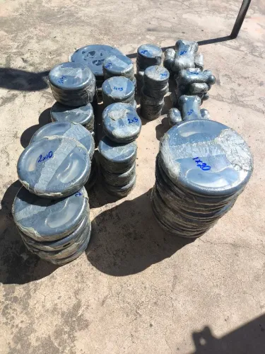 Anilhas e halter novos pronta entrega