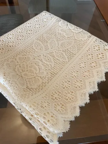 toalha de mesa de renda