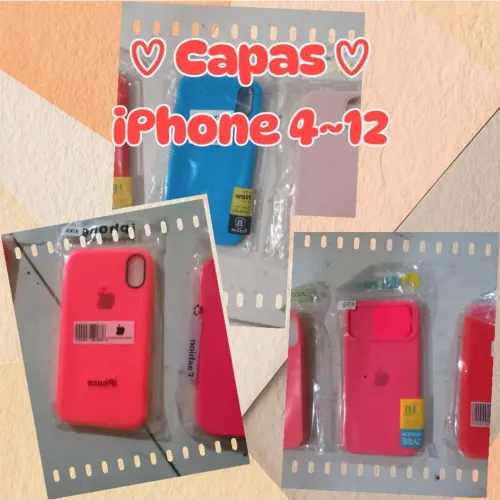 Capas iPhone 4 a 12 - Varias cores