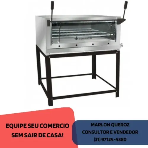 Forno Venâncio de Pizza 80x60CM a Gás