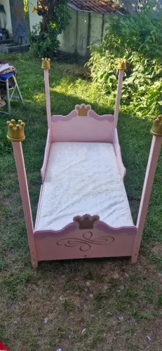 Mini cama montessori importada princesa com colchão