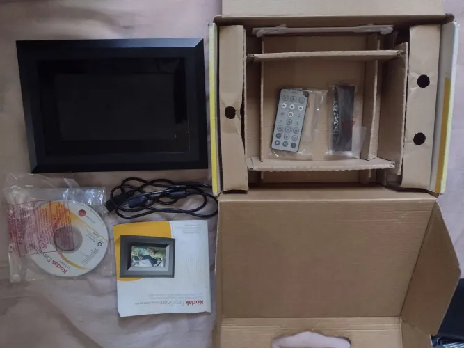 Porta retrato digital no estado 