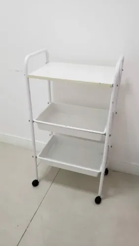 Carrinho auxiliar para estética