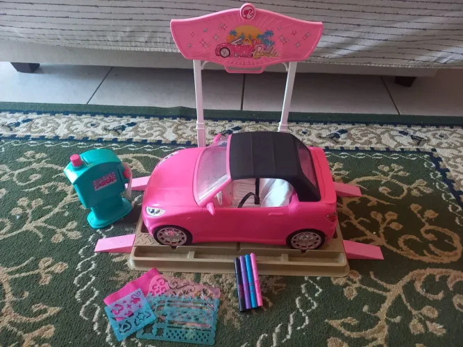 Barbie Car Wash - Carro e acessórios originais