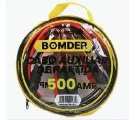 Cabo Auxiliar de Partida -Cabo Chupeta 500AMP Bomder BOM1801 - Loja Coimbra Computadores