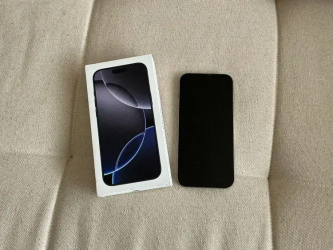 iphone 16 pro max 256 gb impecável, caixa + carregador lacrado