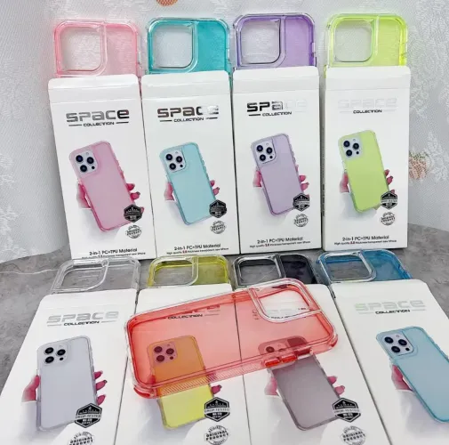 Capas para Celular 2 em 1 - Transparente e Resistente