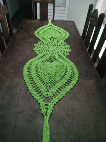 Caminho de Mesa Crochê - Novo