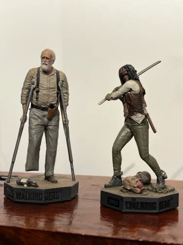 The Walking Dead Eaglemoss figures - Michonne e Herschel