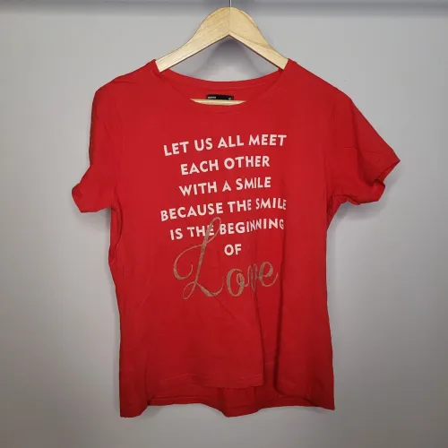 Blusa feminina vermelha - Tamanho G