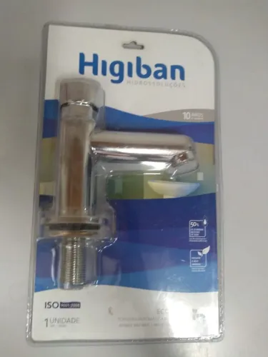 Torneira para Banheiro Uso Automático Ecoplus Higiban - Cromado valor 190,00