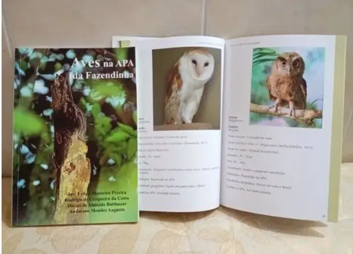 Livro Aves na APA da Fazendinha