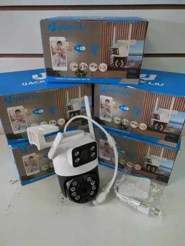 CAMERA SEGURANÇA WIFI 360º EXTERNA DUPLA YOUSSE