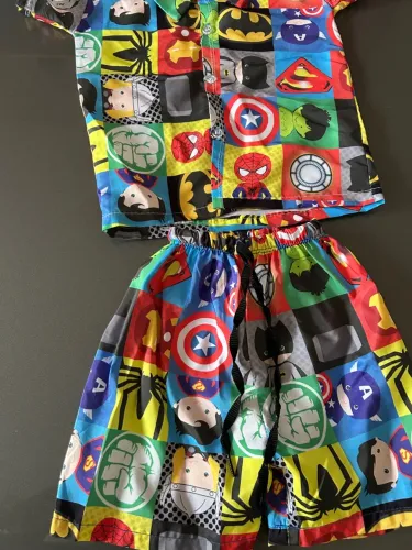 Conjunto Infantil Super-Heróis - TAM 3