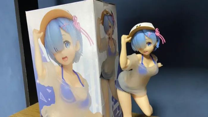 Action figure Rem re:Zero Precious Figure Tshirt Swimsuit