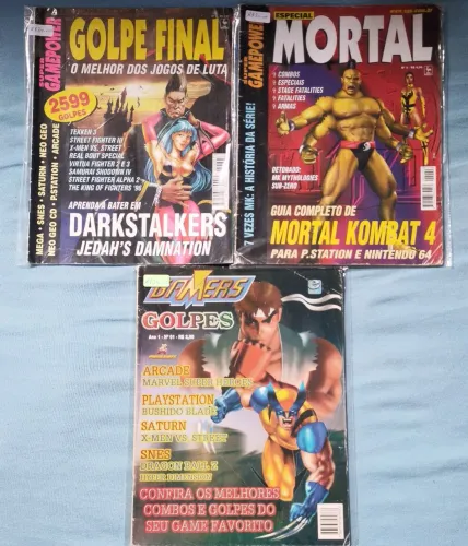 Revistas Golpes Gamers e Super Gamepower